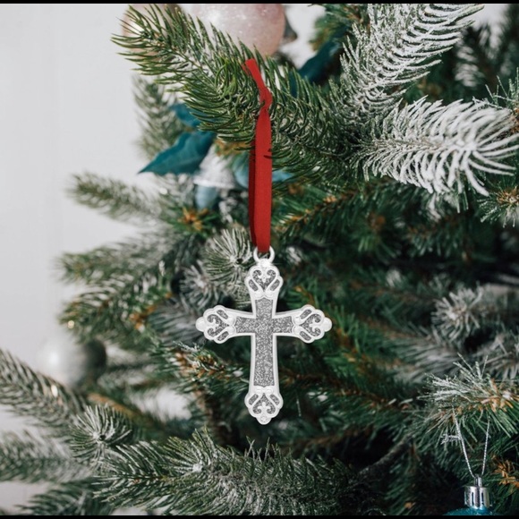 Harvey Lewis Mini Cross Tree Ornament - Picture 3 of 3